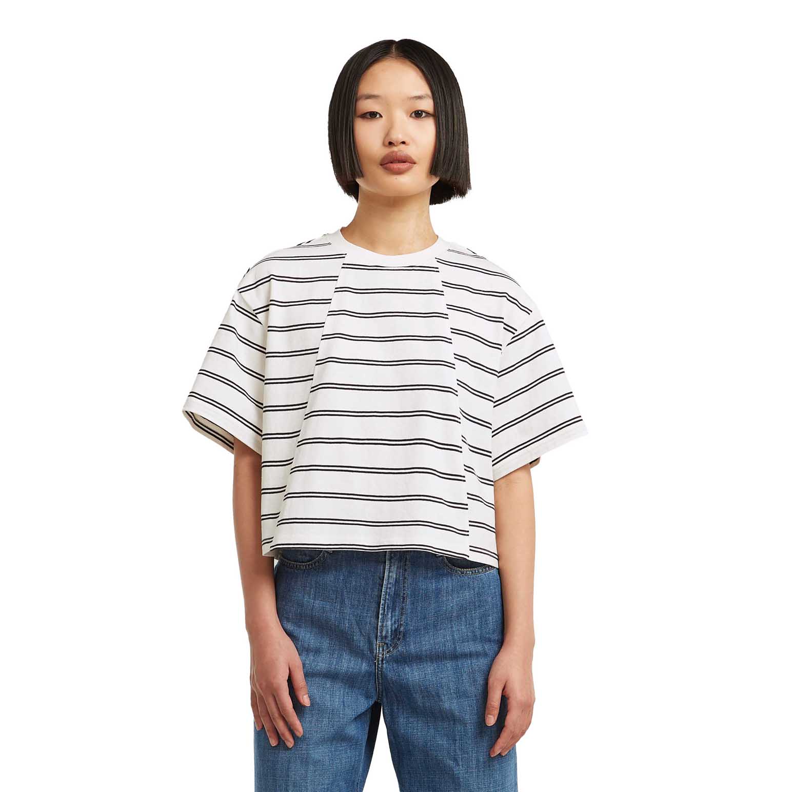 G-Star A Line Stripe Boxy Tee